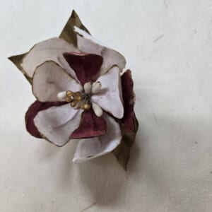 アンティークな和紙の花